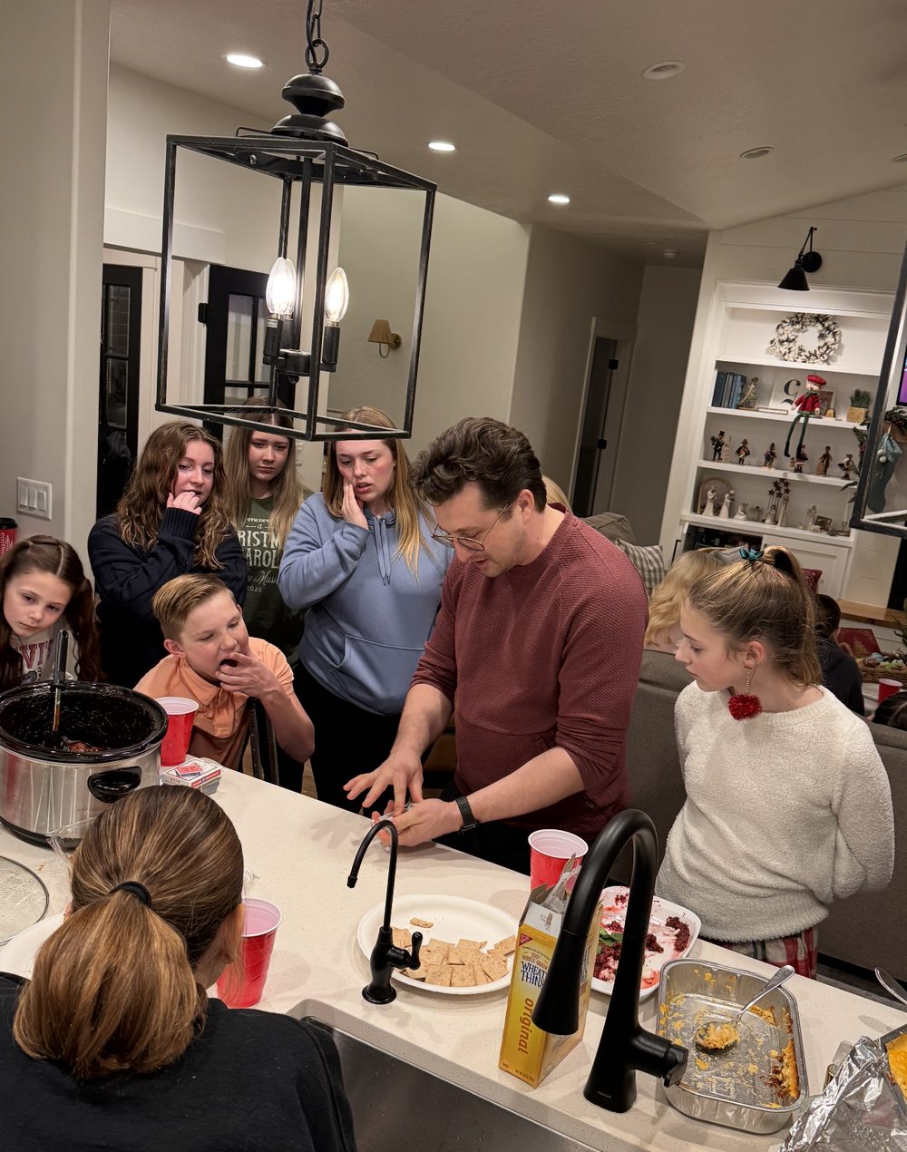 Encore Young Artists during A Christmas Carol 2025 Wrap Cast Party