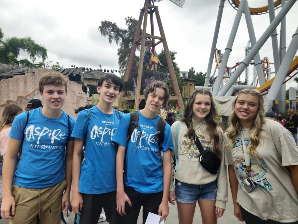 Encore Young Artists during Aspire Disneyland Performance Trip