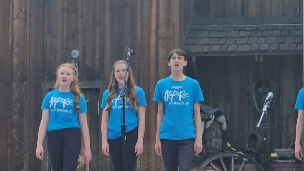 Encore Young Artists during Aspire Disneyland Performance Trip