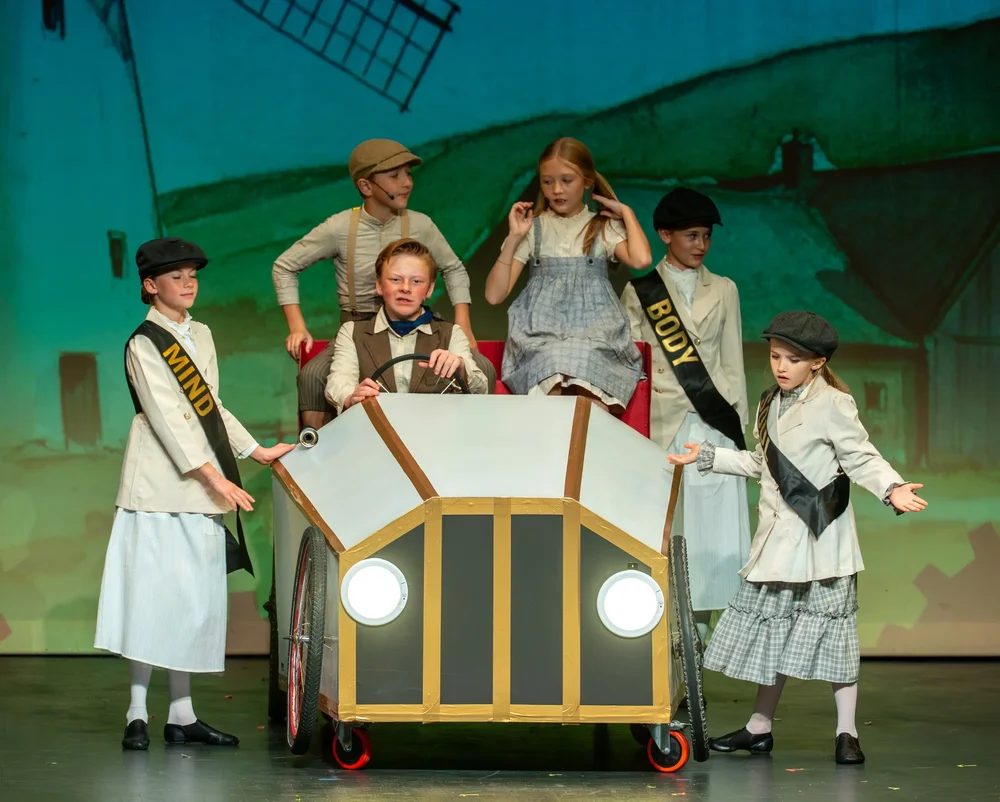Encore Young Artists during Chitty Chitty Bang Bang Jr. Was a Hit