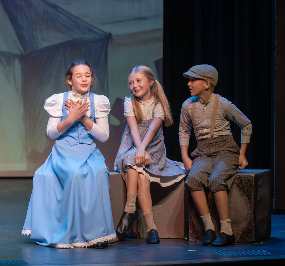 Encore Young Artists during Chitty Chitty Bang Bang Jr. Was a Hit