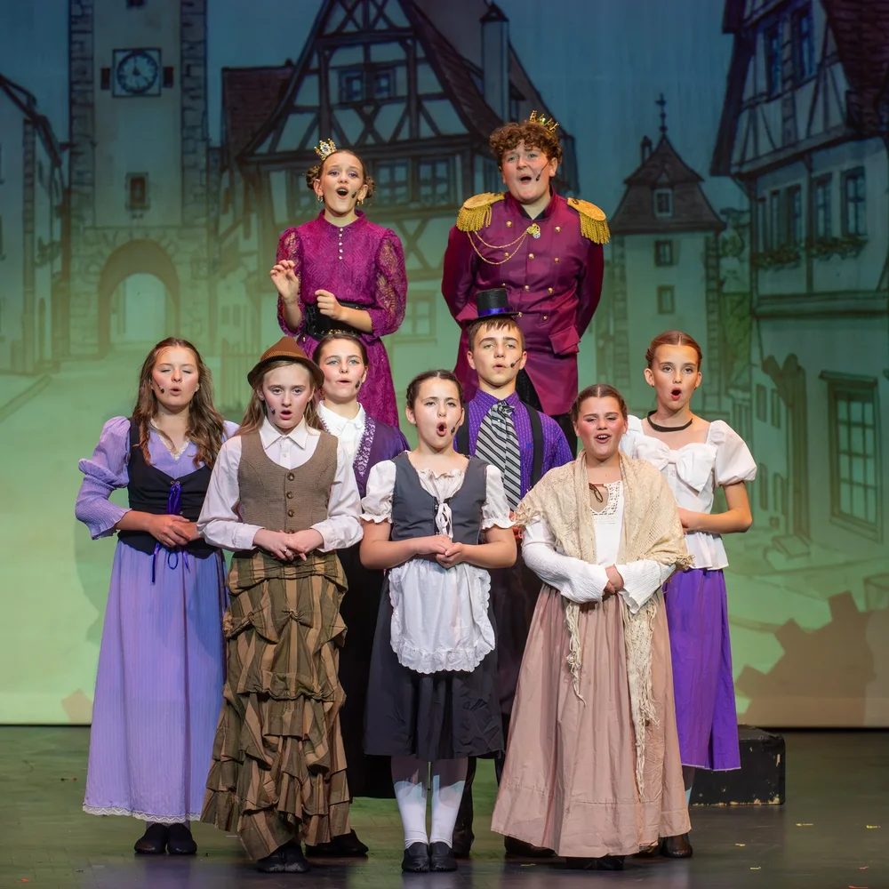 Encore Young Artists during Chitty Chitty Bang Bang Jr. Was a Hit