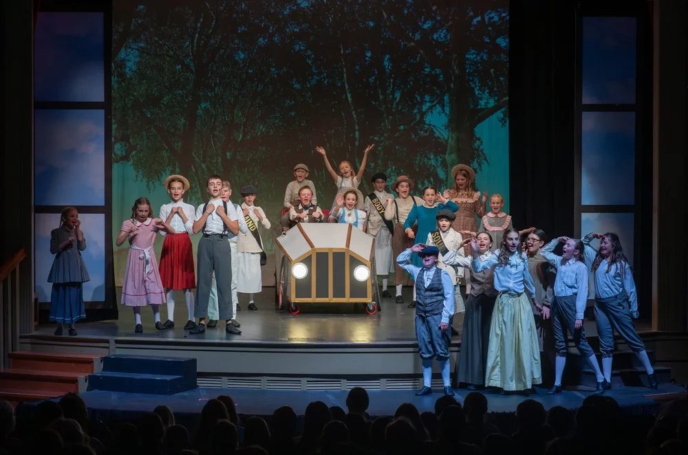 Encore Young Artists during Chitty Chitty Bang Bang Jr. Was a Hit