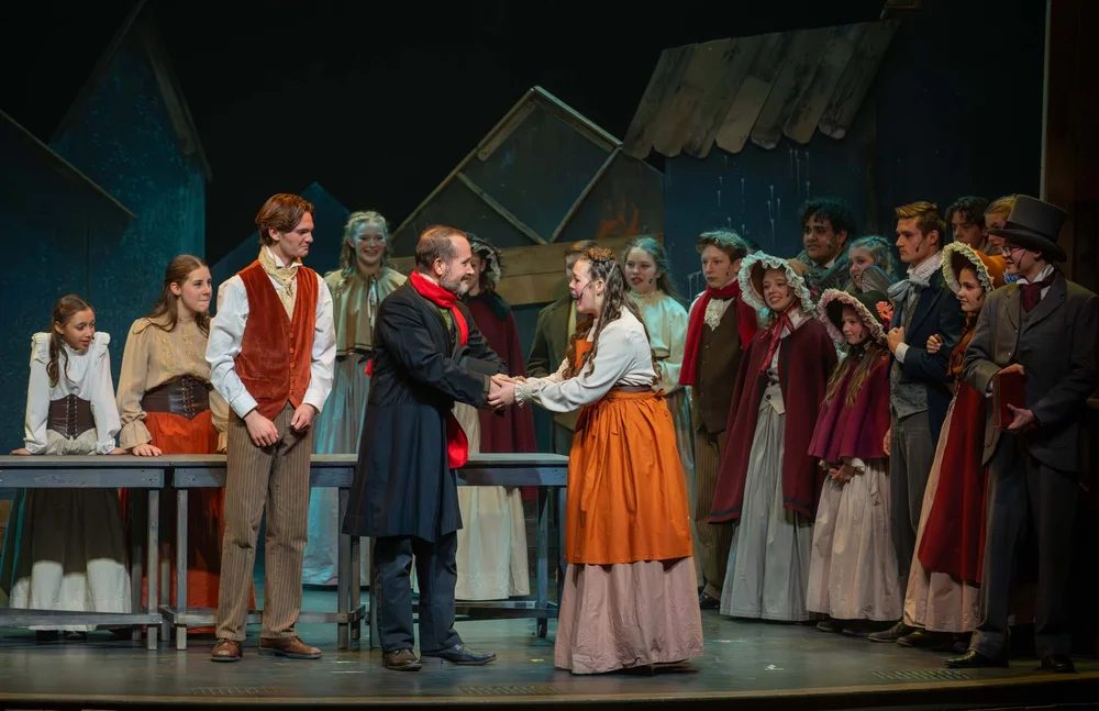 Encore Young Artists during Christmas Carol Year Two
