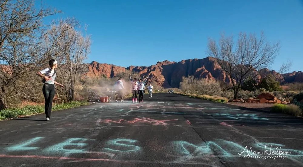 Encore Young Artists during Color, Community, and Collaboration Encore at the Kayenta Fun Run