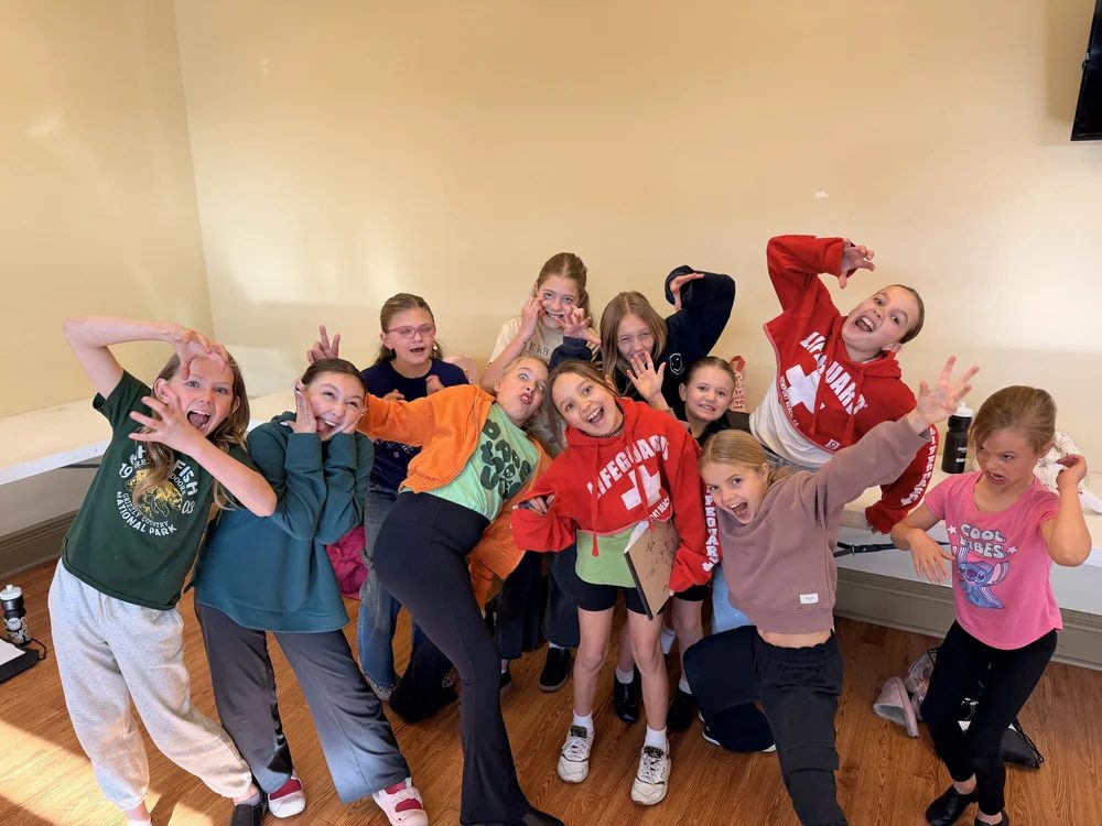 Encore Young Artists during Creating Space for Every Voice Inside Our Shrek the Musical Kids Production