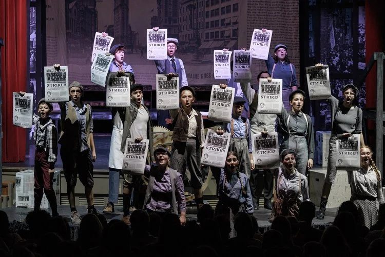 Encore Young Artists during Disneys Newsies
