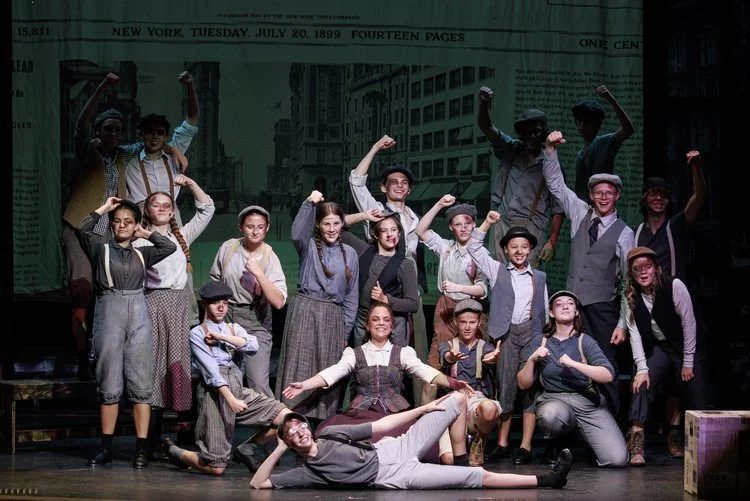 Encore Young Artists during Disneys Newsies