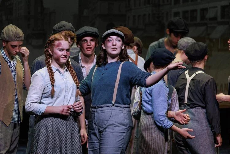 Encore Young Artists during Disneys Newsies