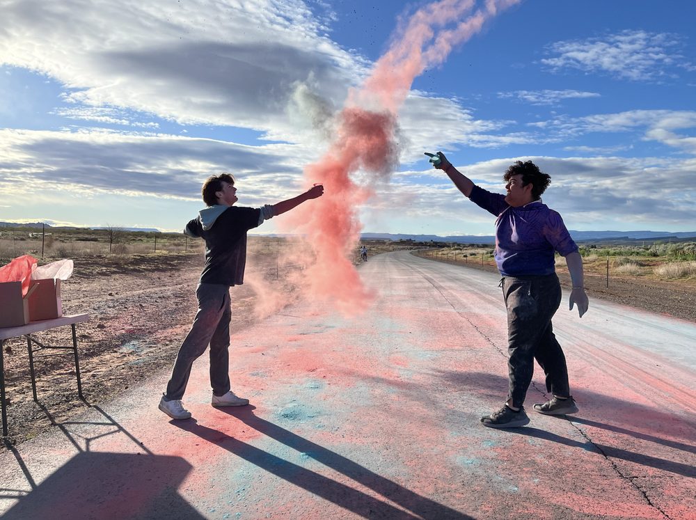 Encore Young Artists during Encore &amp the 2024 Kayenta Color Fun Run.