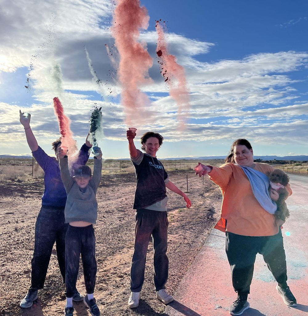 Encore Young Artists during Encore &amp the 2024 Kayenta Color Fun Run.