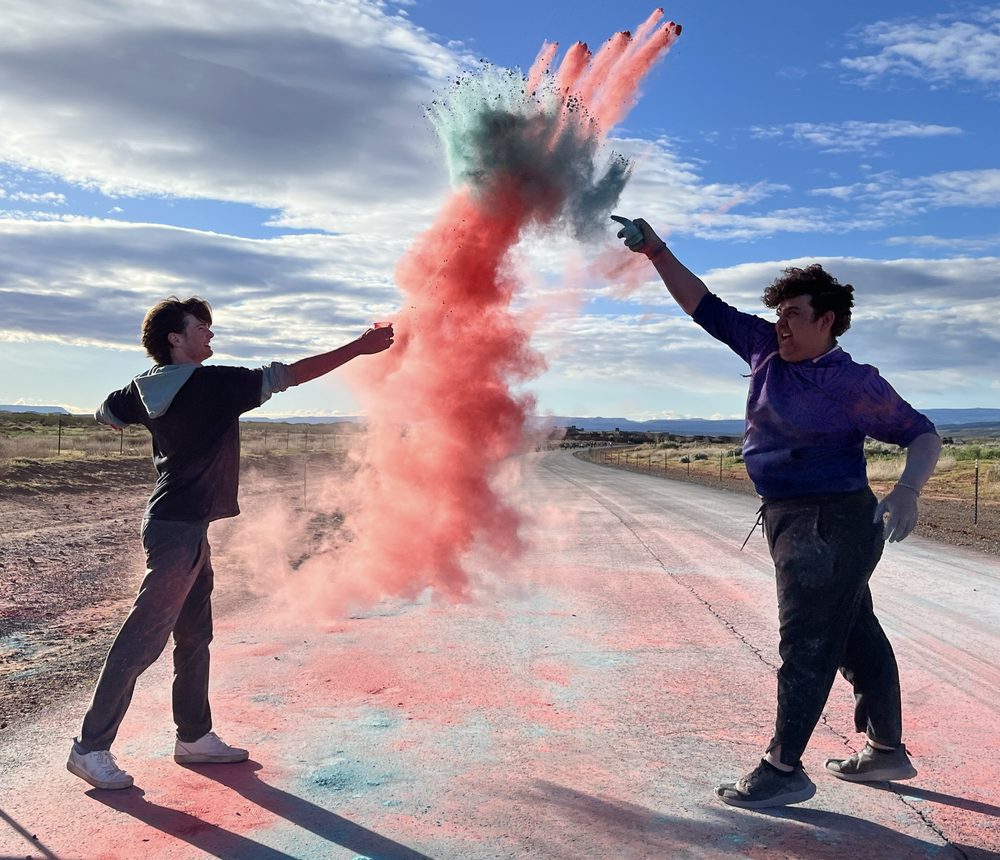 Encore Young Artists during Encore &amp the 2024 Kayenta Color Fun Run.
