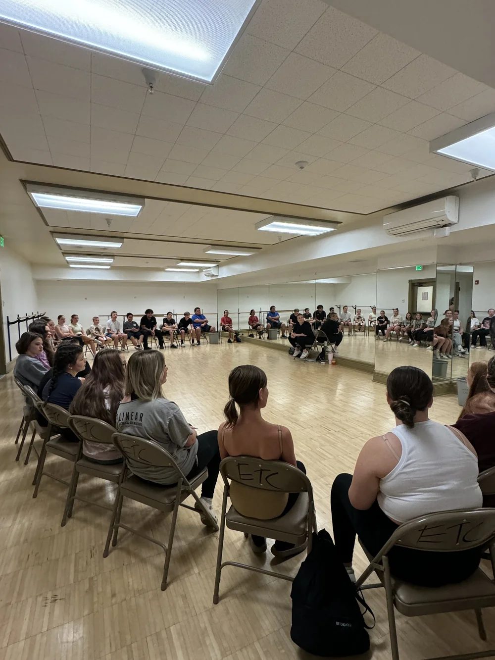 Encore Young Artists during Encore and Aspire's Triple Threat Audition Intensive A Summer Success Story