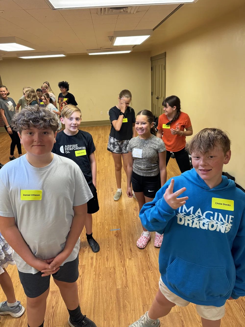 Encore Young Artists during EncoreAspires Fun in the Sun  Aspire Camp 2025 Recap