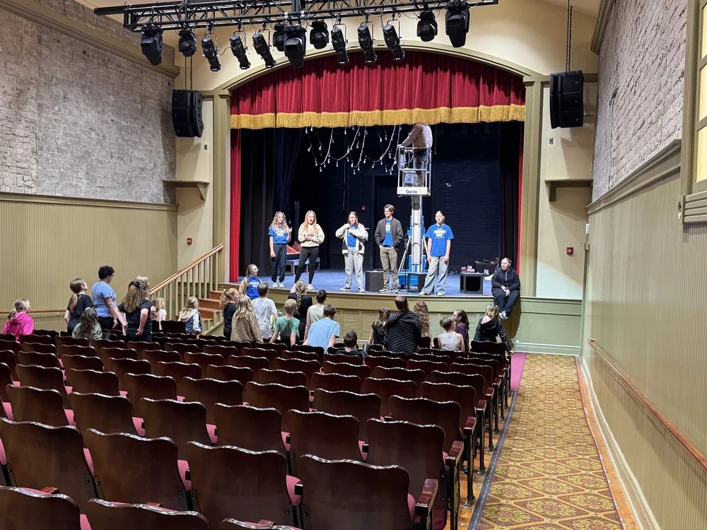 Encore Young Artists during Encores Youth Leadership Program Where Theater Meets Purpose