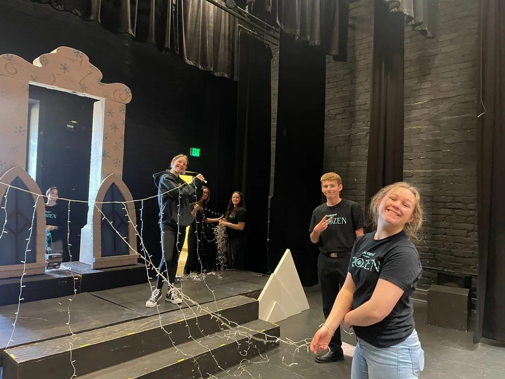 Encore Young Artists during Encores Youth Leadership Program Where Theater Meets Purpose