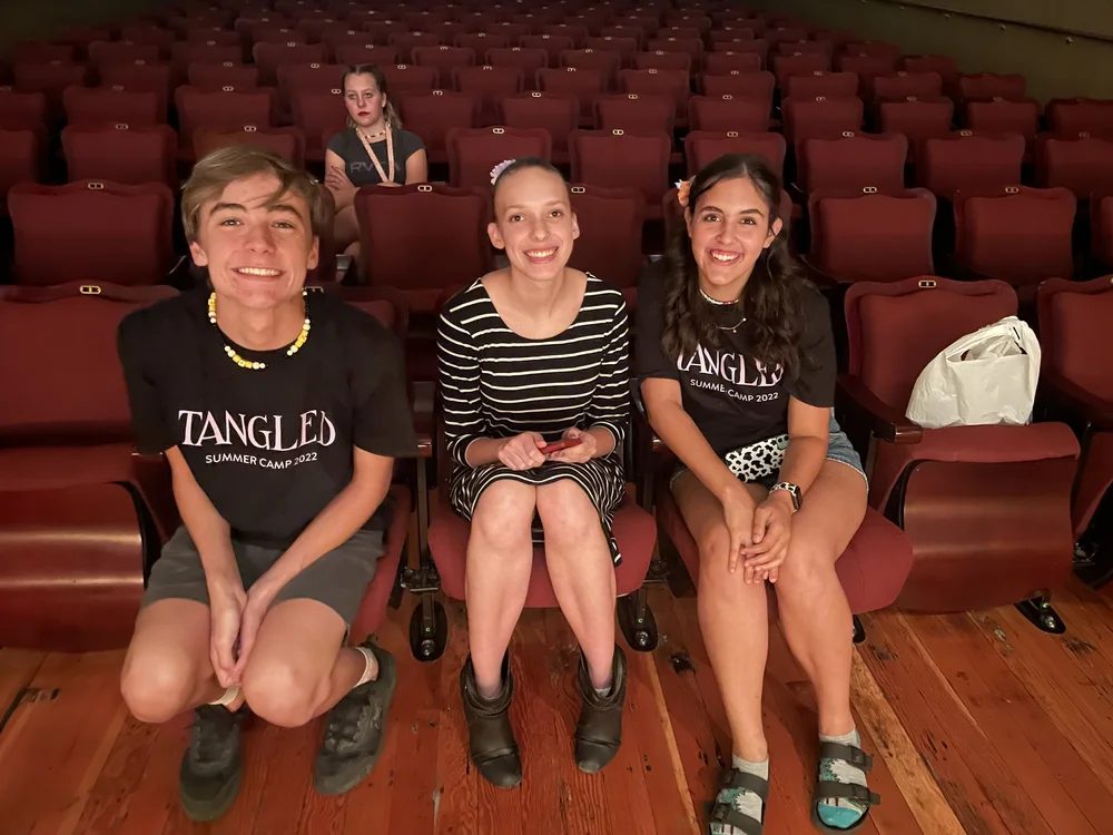 Encore Young Artists during Encores Youth Leadership Program Where Theater Meets Purpose