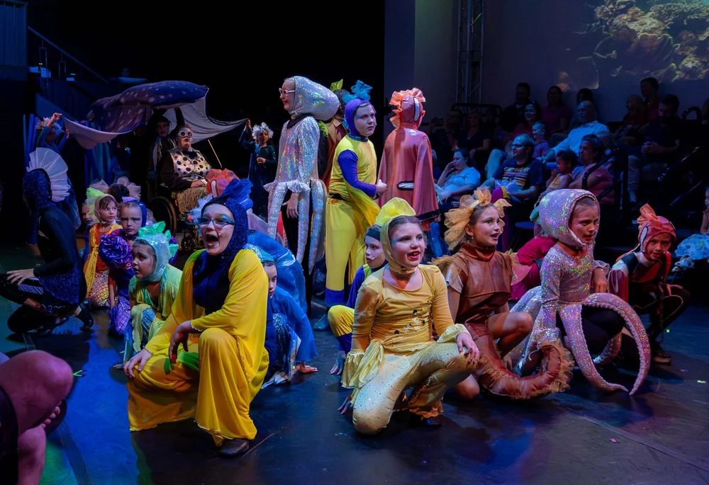 Encore Young Artists during Finding Nemo Jr