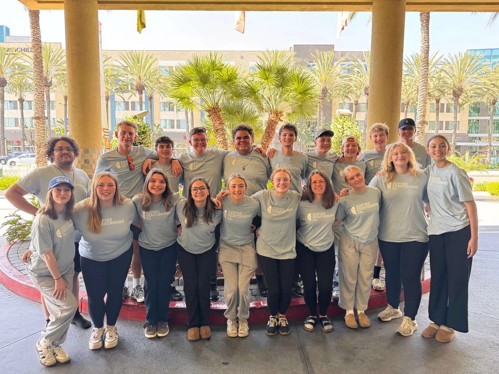 Encore Young Artists during Illuminating California Aspires Unforgettable Disneyland Performance Trip