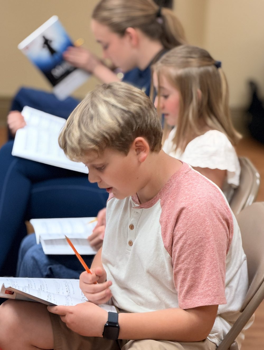 Encore Young Artists during Launch Day Matilda Jr. Begins