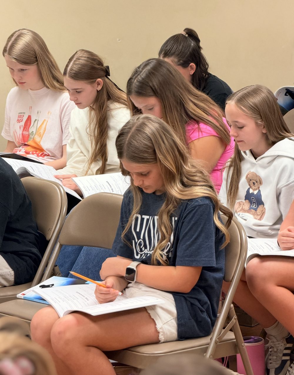 Encore Young Artists during Launch Day Matilda Jr. Begins