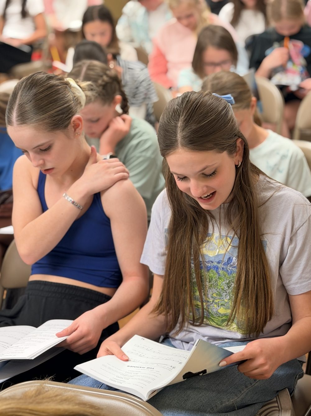 Encore Young Artists during Launch Day Matilda Jr. Begins