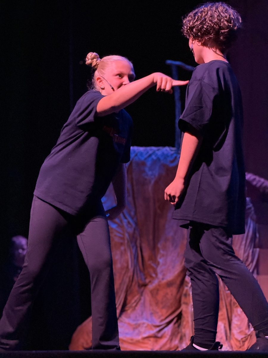 Two Young Artists playing a scene together