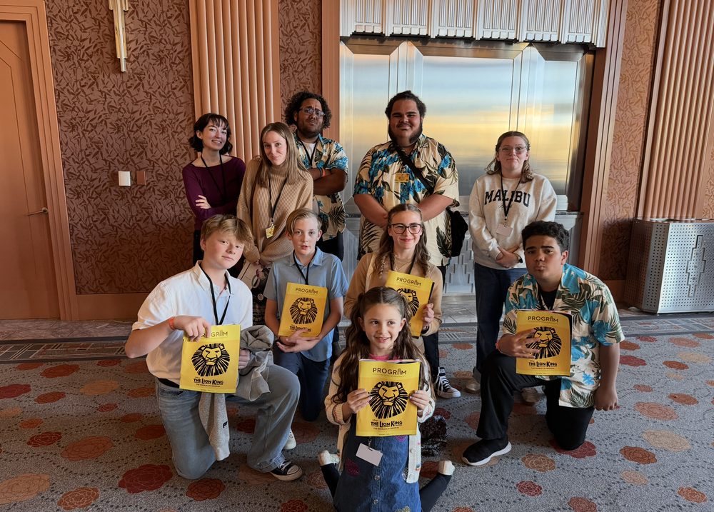 Encore Young Artists during Page to Stage&nbspThe Lion King&nbspat The Smith Center