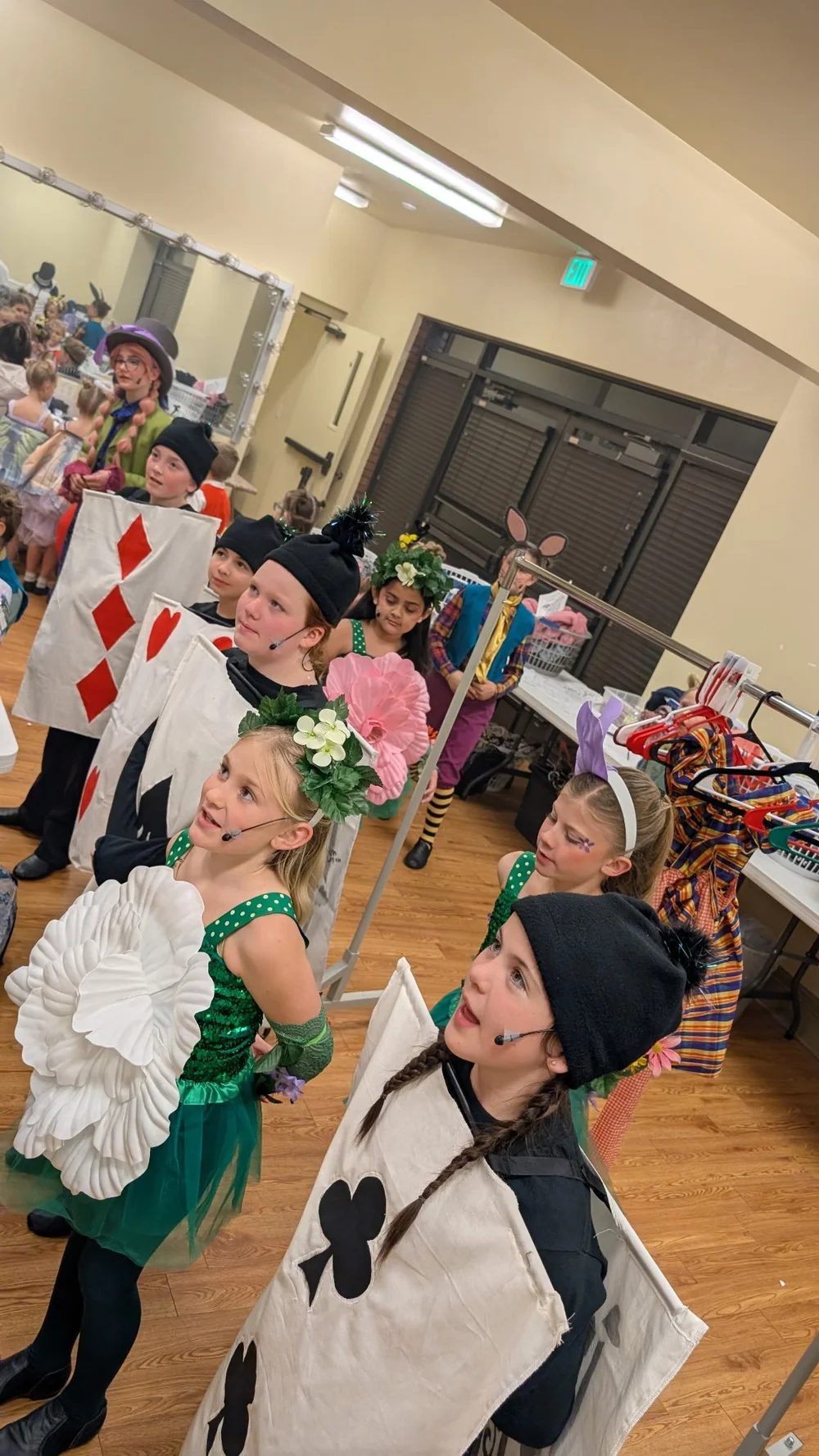 Encore Young Artists during Team Alice Celebrating the Incredible Volunteers Behind Encores Alice in Wonderland Jr.
