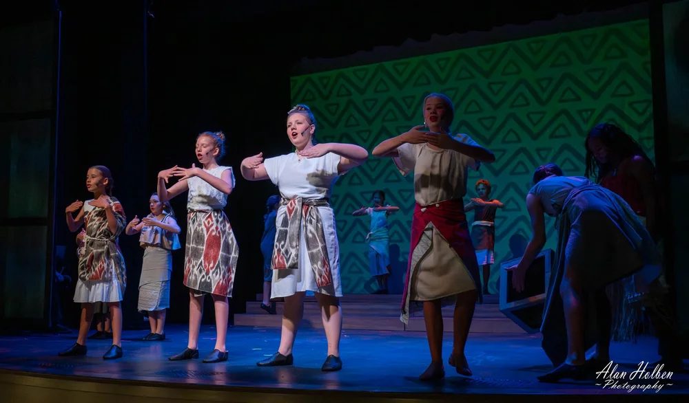 Encore Young Artists during Voyaging to Victory Moana Jr. Makes Waves at the Electric Theater