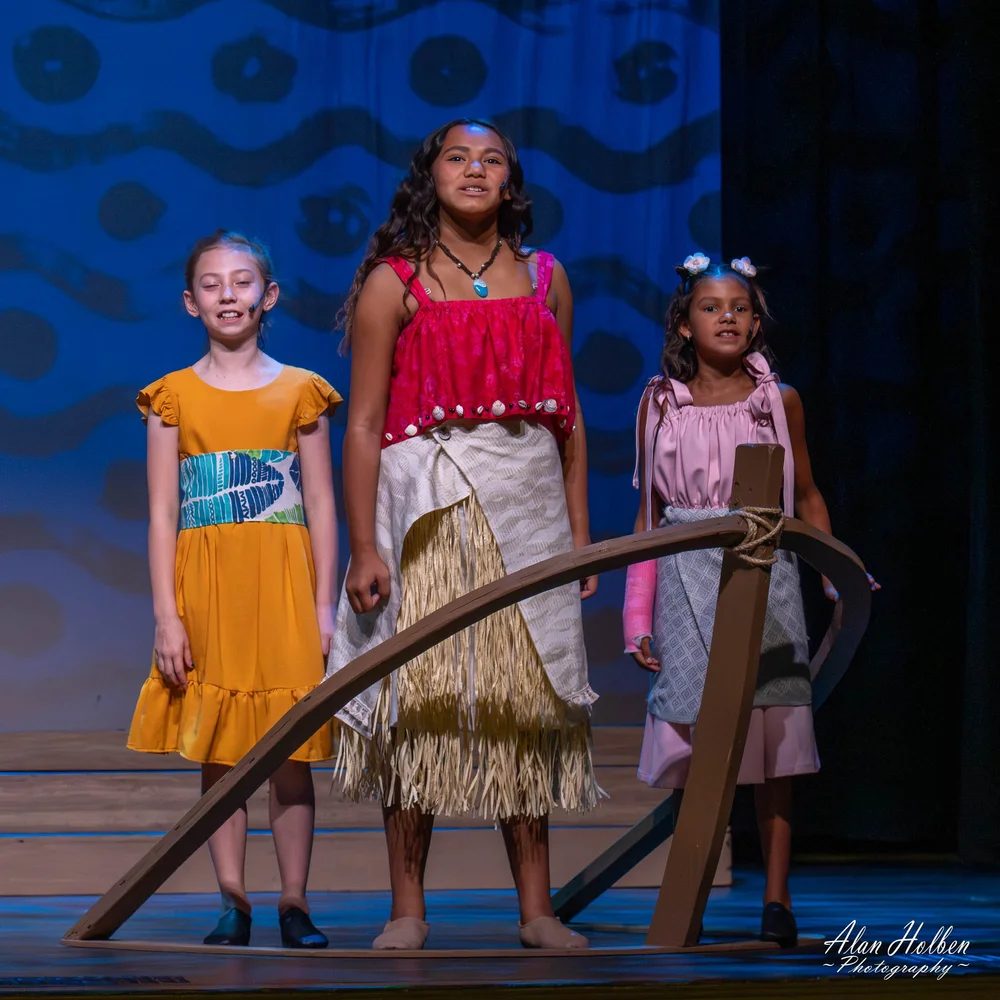 Encore Young Artists during Voyaging to Victory Moana Jr. Makes Waves at the Electric Theater