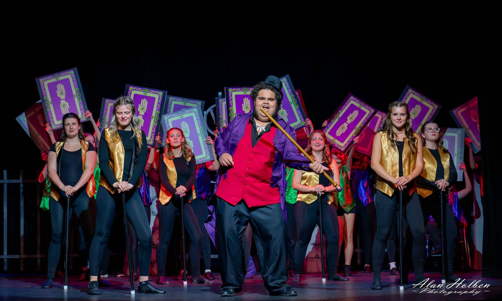 Encore's youth ensemble performing together on the Electric Theater stage