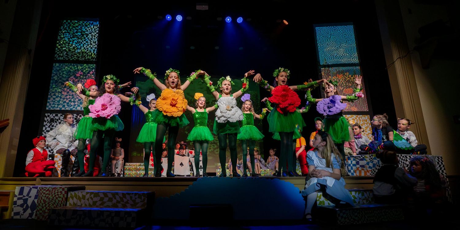 Young performers in an Encore Junior production