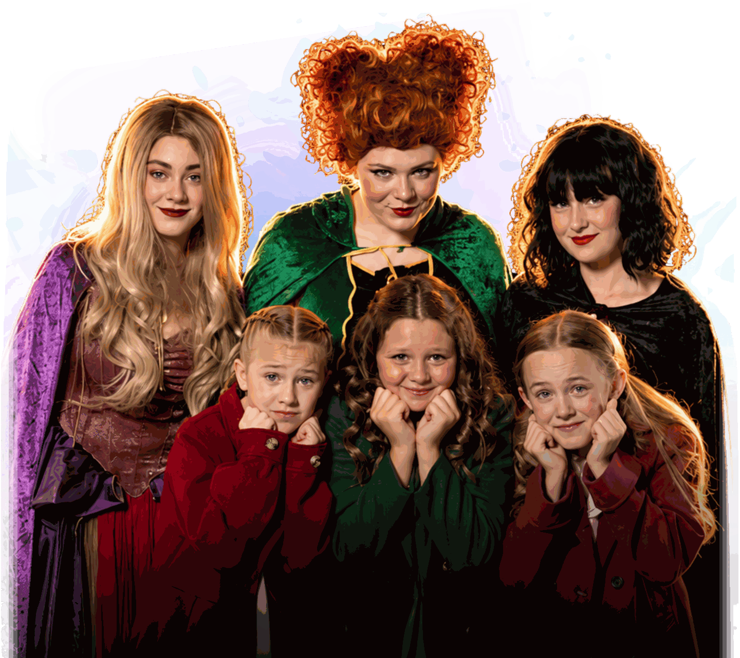 Aspire Performing Co. performers in costume for Villains Night